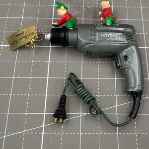 1995 Limited Edition Mr Christmas Craftsman Drill Ornament READ